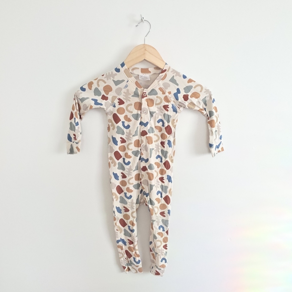Jax + Lennon Multicoloured Shapes Bamboo Jumpsuit One Piece